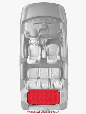 ЭВА коврики «Queen Lux» багажник для Renault Logan